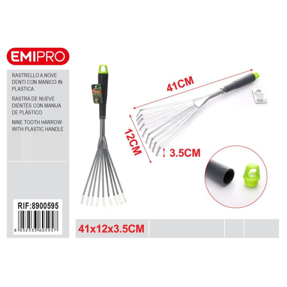 EMI Rastrello 9 Denti - 12x41cmEmi