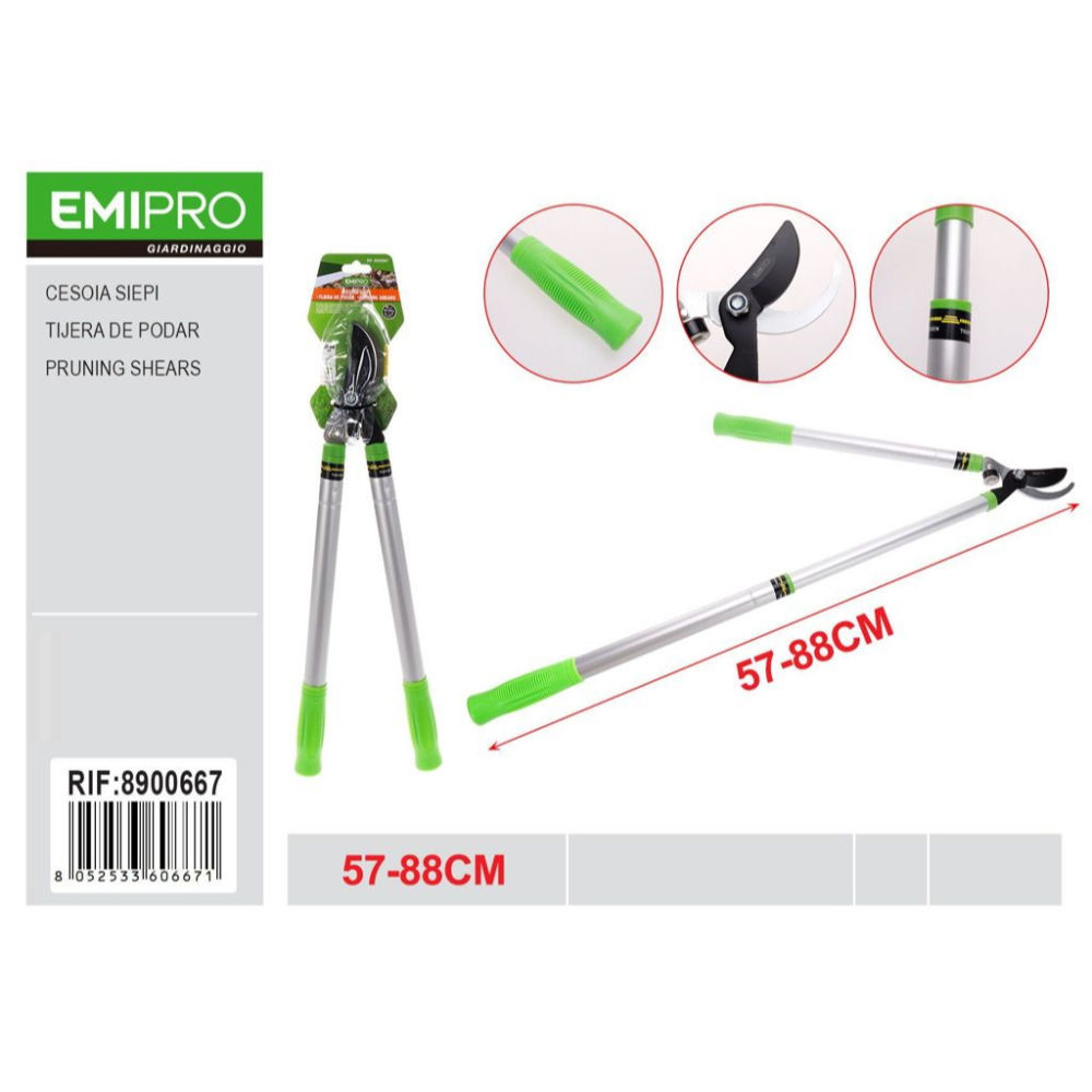 EMI Cesoia per Siepi Telescopica - 57/88cmEmi
