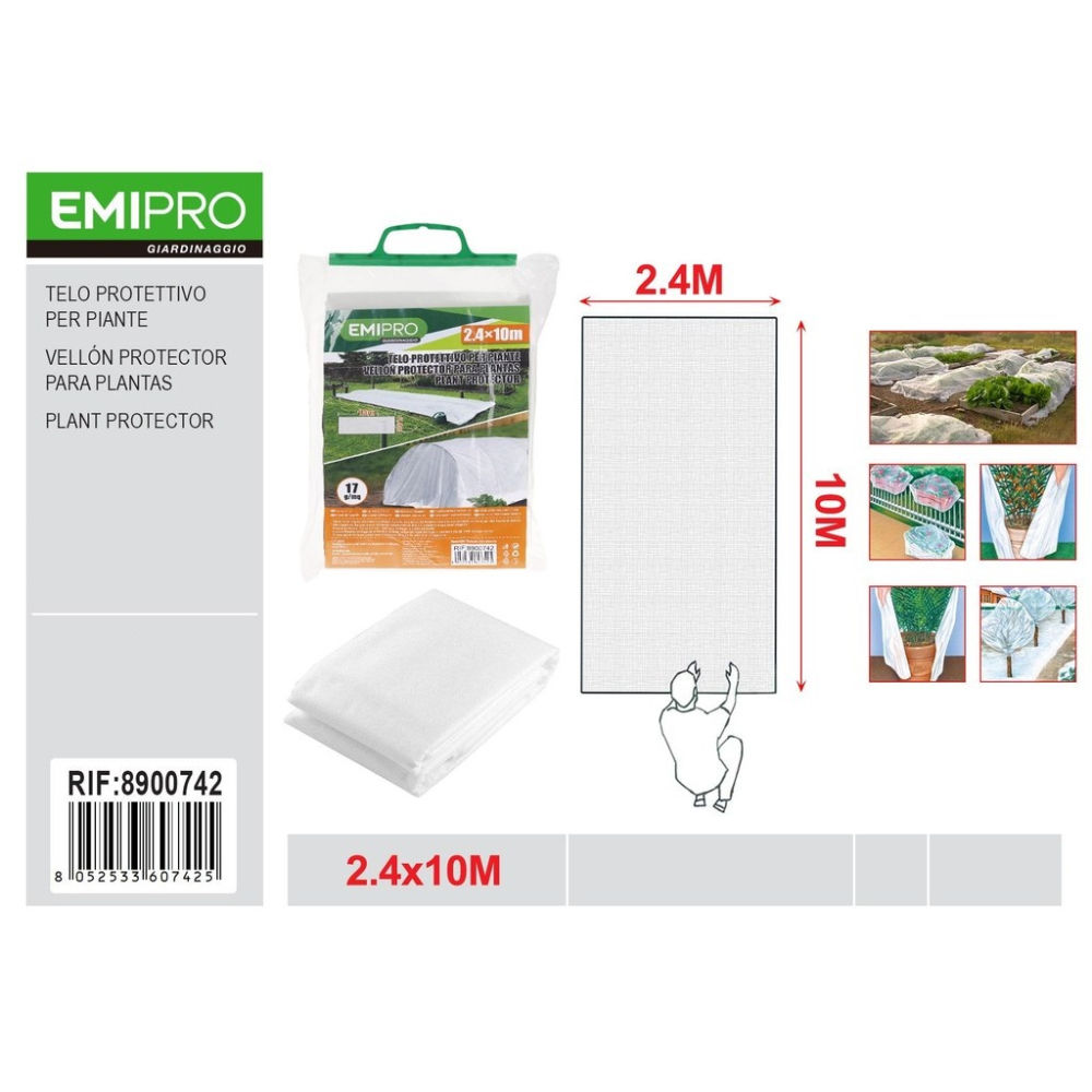 EMI Telo Protettivo per Piante 2,4x10mEmi