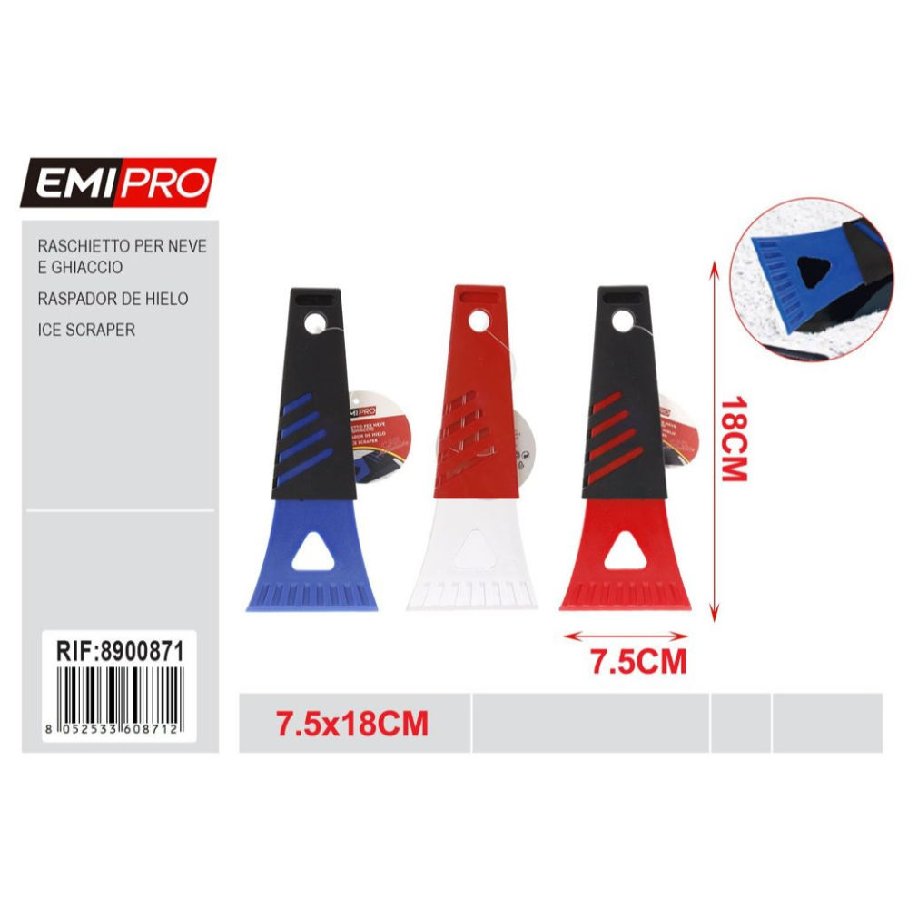 EMI Raschietto Ghiaccio per Auto - 7,5x18cmEmi