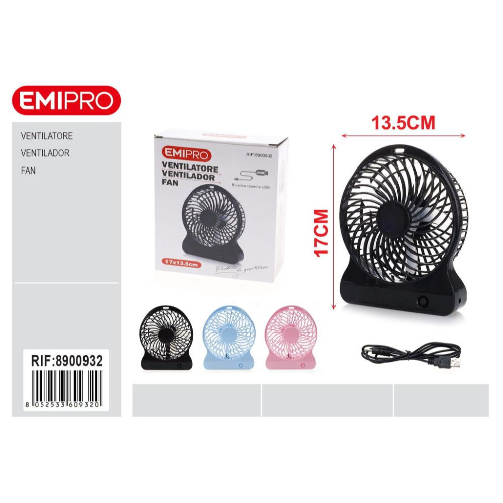 MINI VENTILATORE DA SCRIVANIA - CLASSICEmi