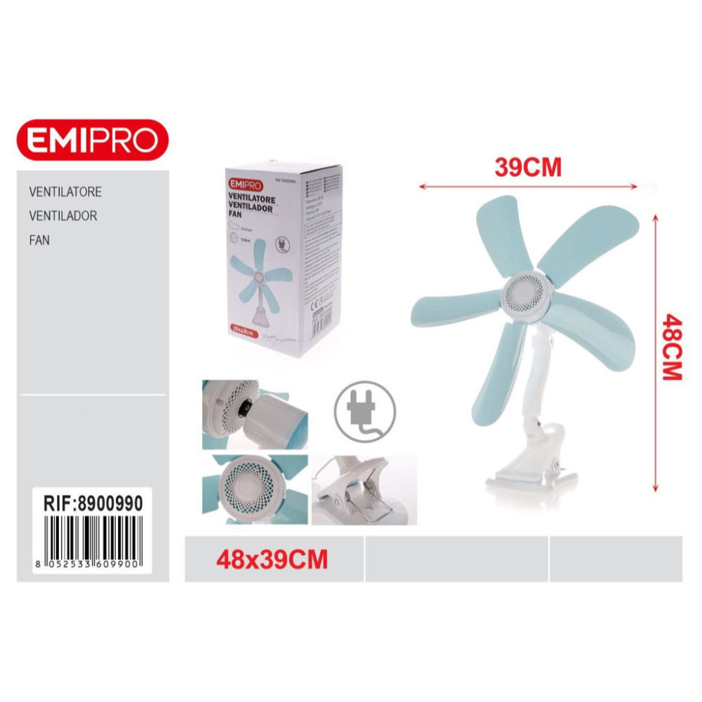 VENTILATORE CON MORSETTOEmi