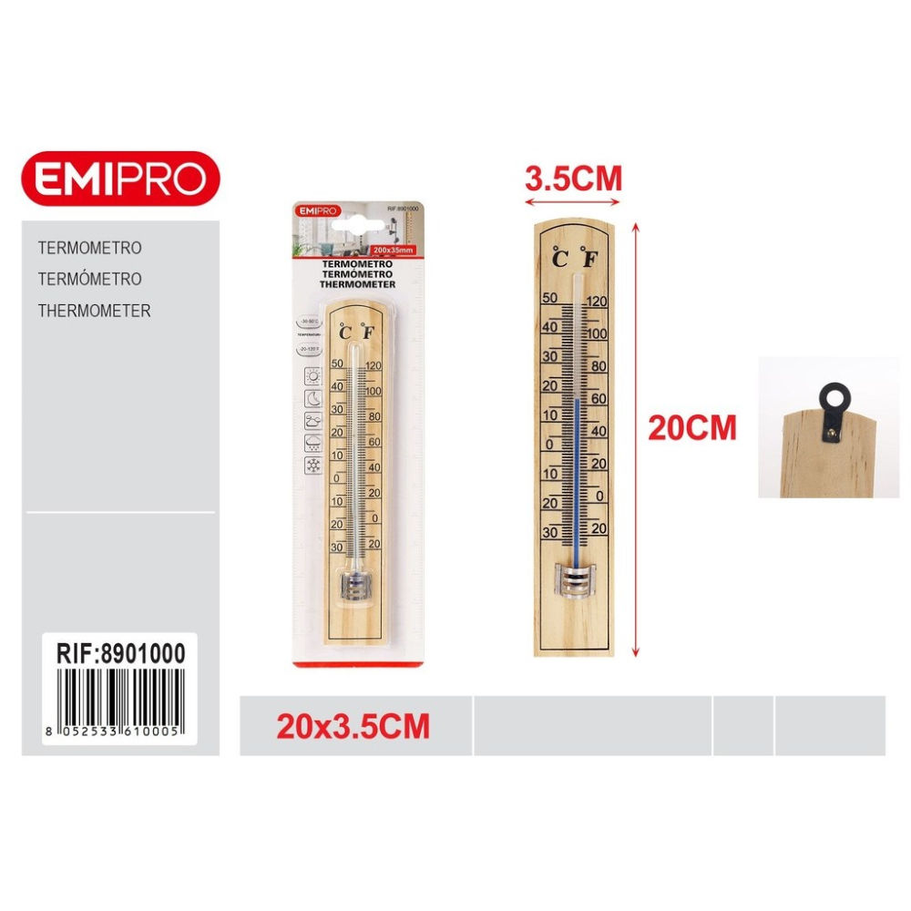 EMI Termometro Analogico - 20x3,5cmEmi