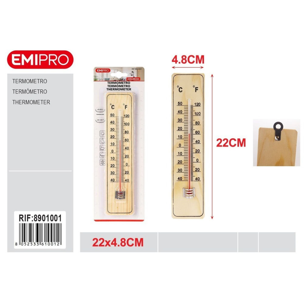 EMI Termometro Analogico - 22x4,8cmEmi