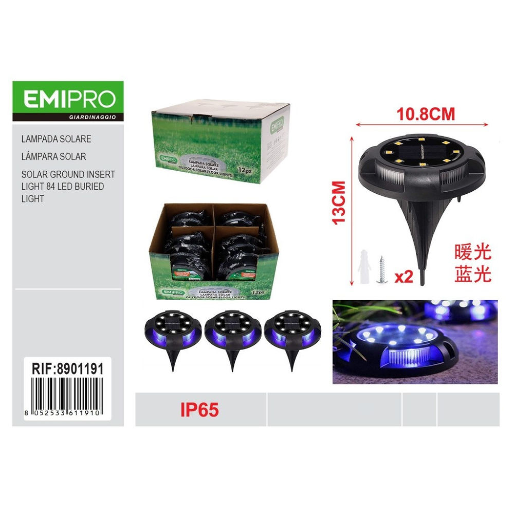 EMI Lampada Solare da Giardino - 8900494Emi