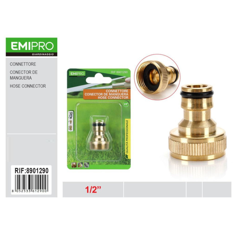 EMI Raccordo in Ottone 1/2"Emi