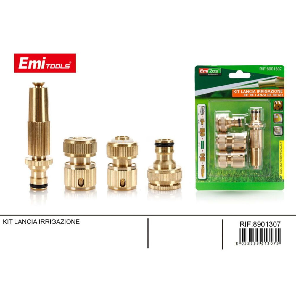 EMI Kit Lancia Irrigazione in Ottone - 4pzEmi
