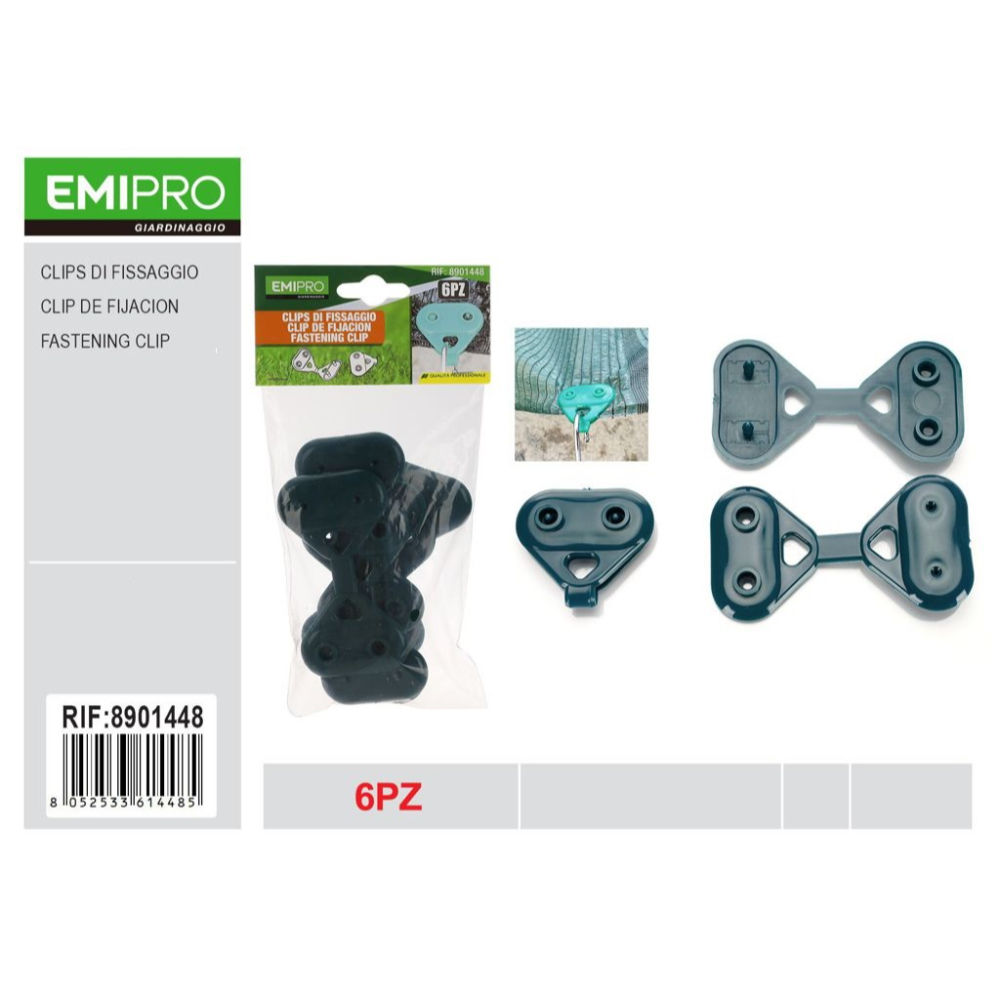 EMI Clip di Fissaggio - 6pzEmi