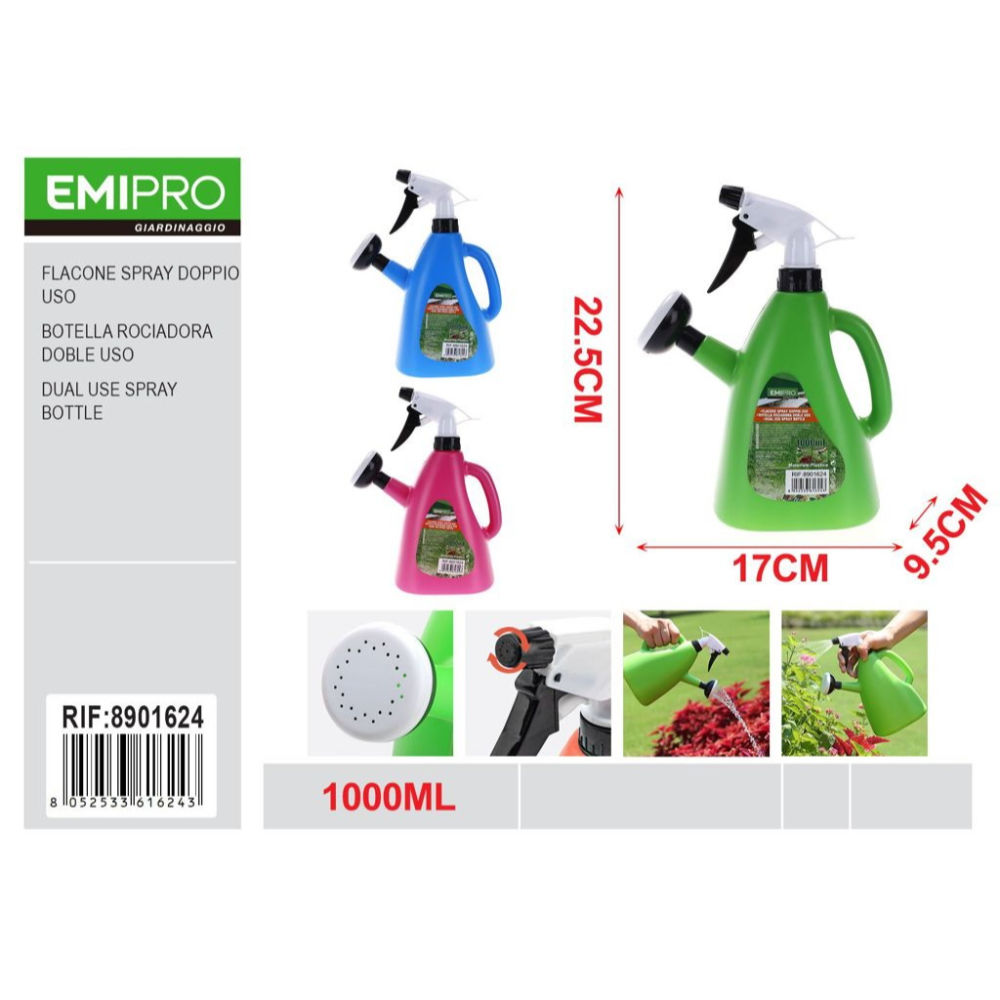 EMI Annaffiatoio Spray Doppio Uso - 1000mlEmi