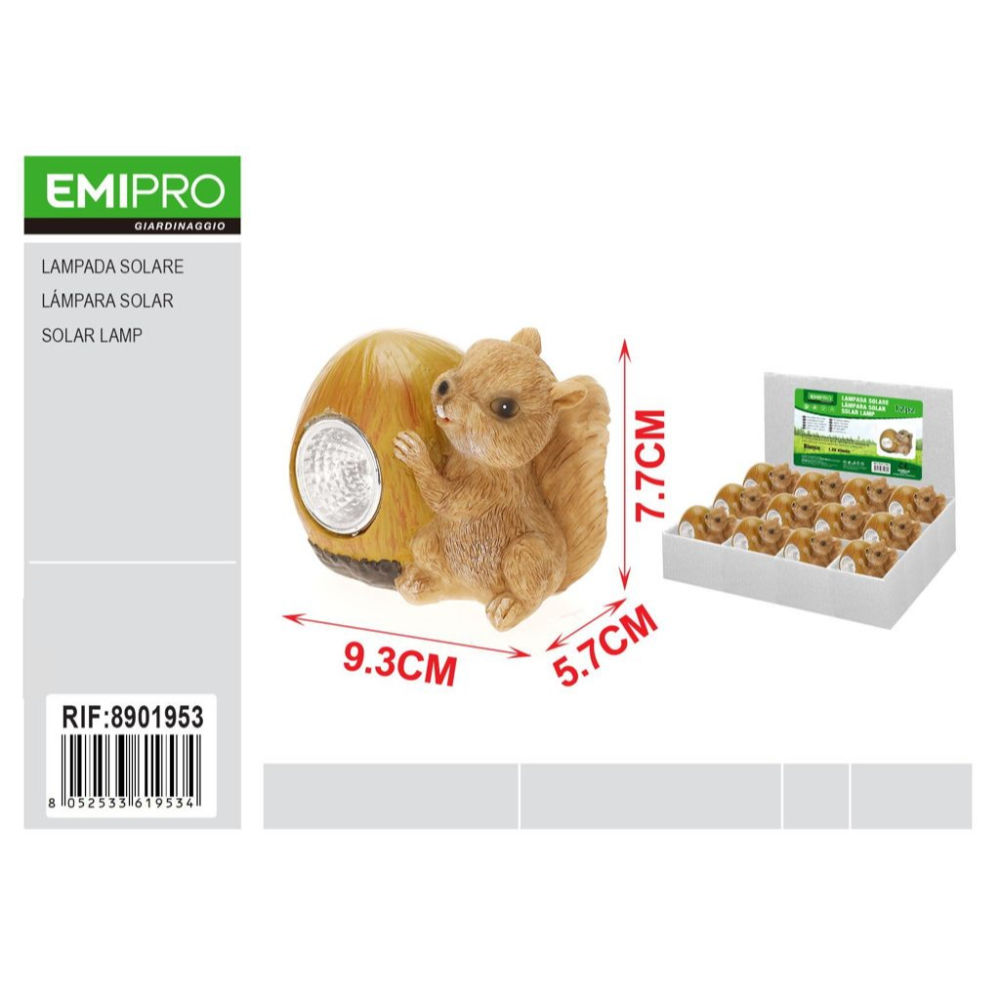 EMI Lampada Solare Descorativa - ScoiattoloEmi
