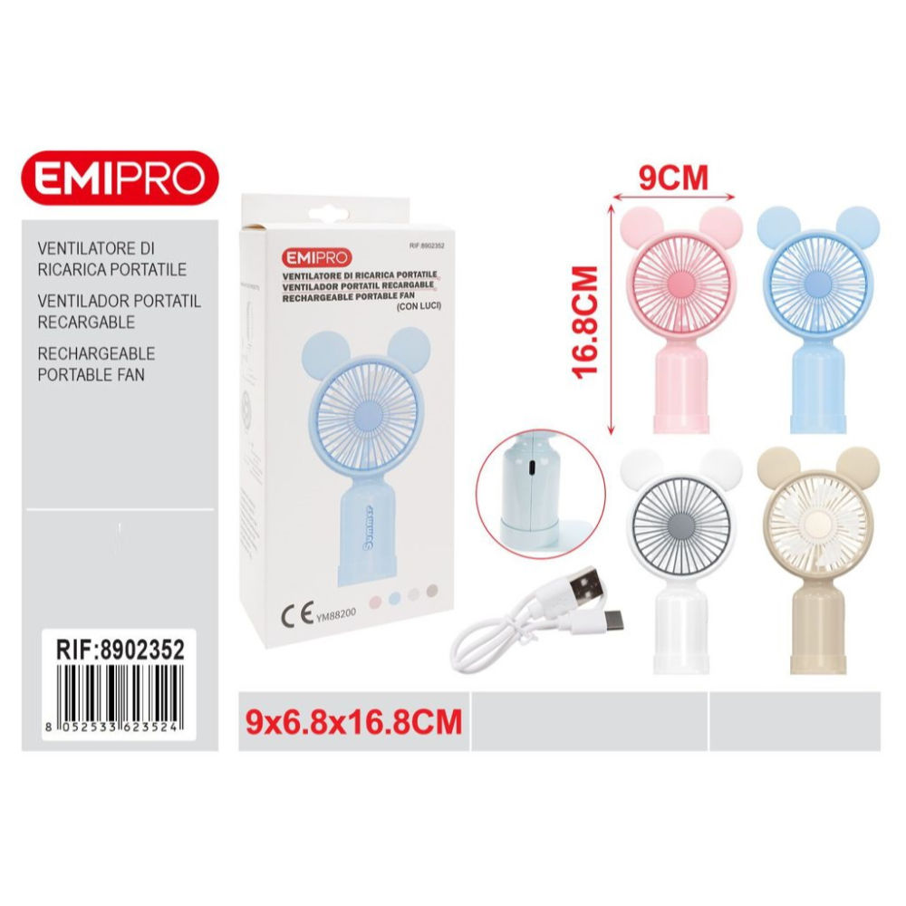 VENTILATORE PORTATILE - LITTLE MOUSEEmi