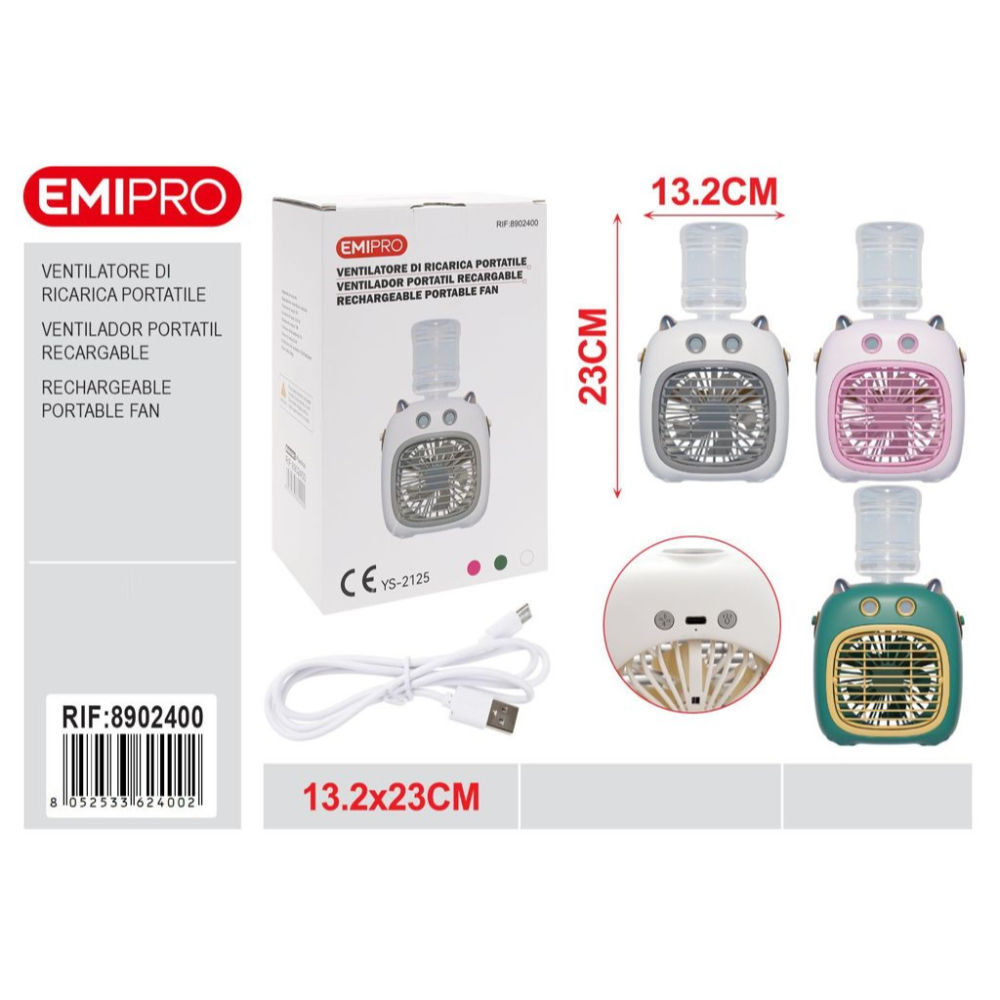 MINI VENTILATORE DISPENSER ACQUAEmi