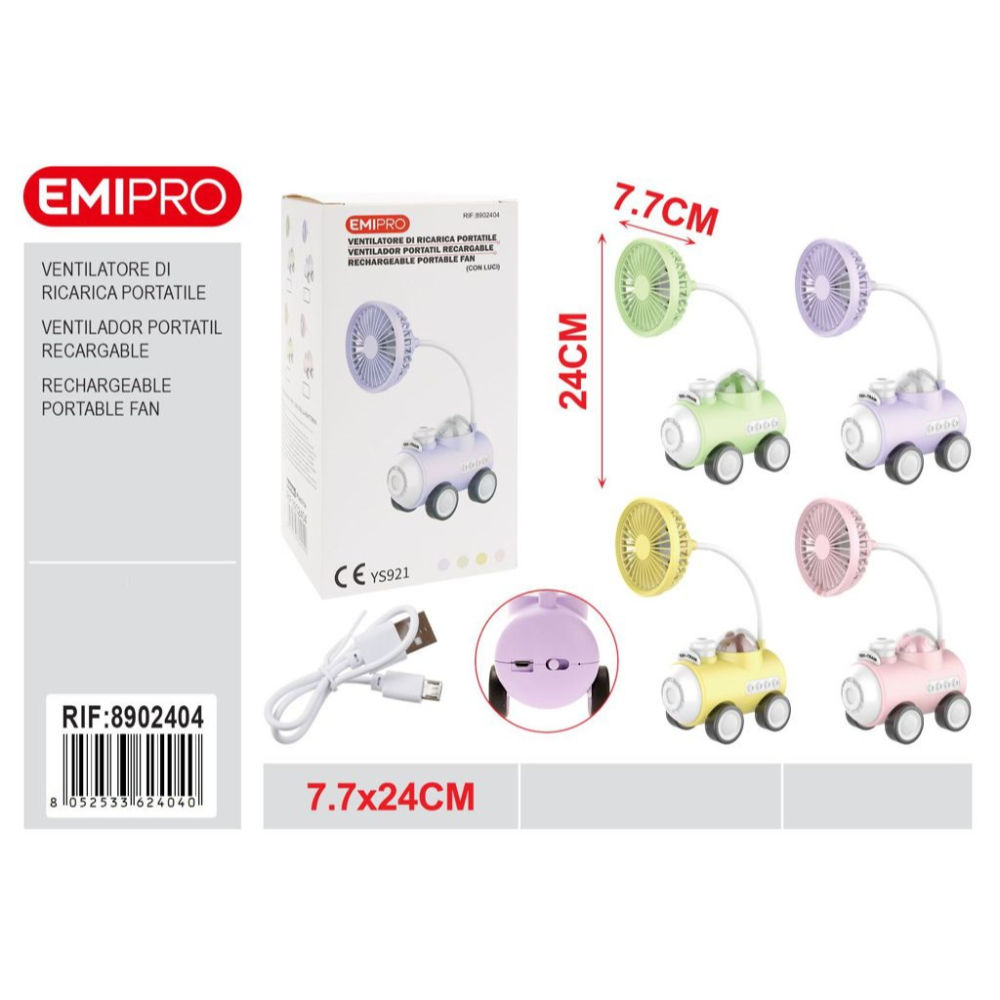 MINI VENTILATORE TEMPERAMATITE - TOY TRAINEmi