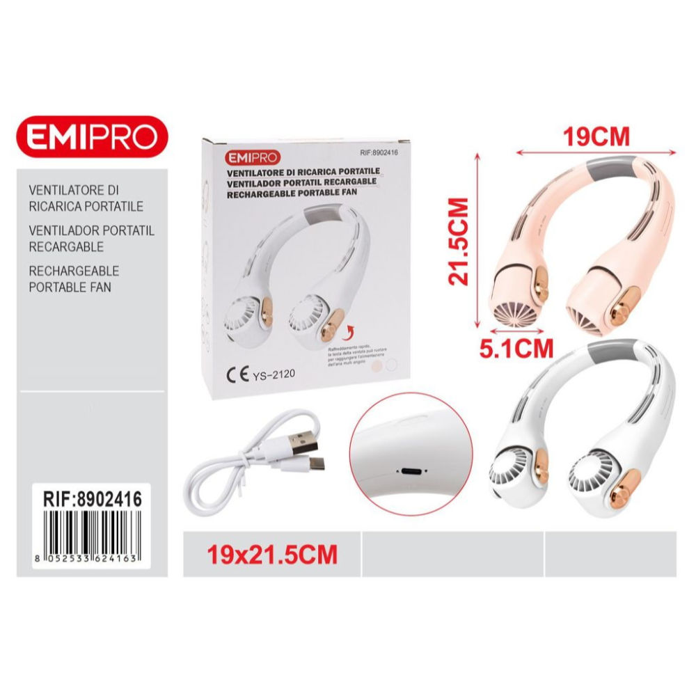 VENTILATORE DA COLLO PORTATILEEmi