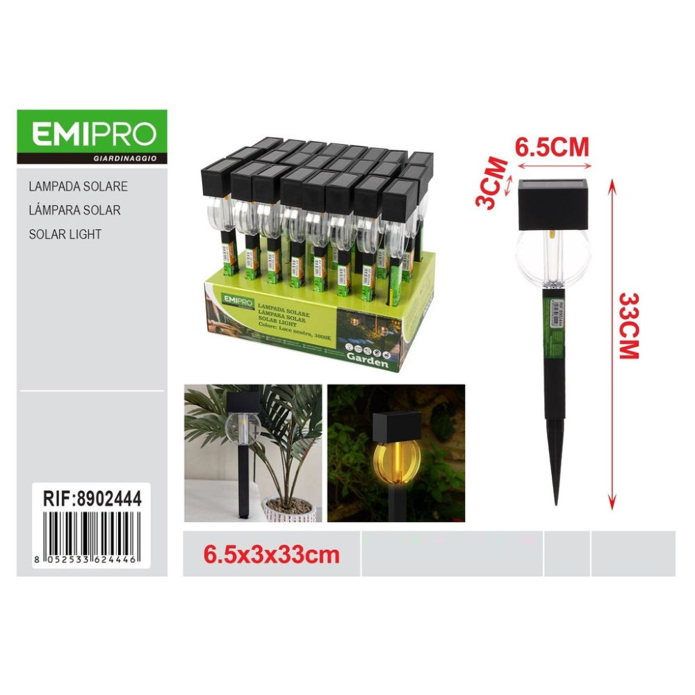 EMI Lampada Solare da Giardino - 8902444Emi