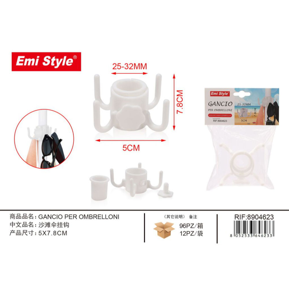 EMI GANCIO PER OMBRELLONI - BIANCOEmi