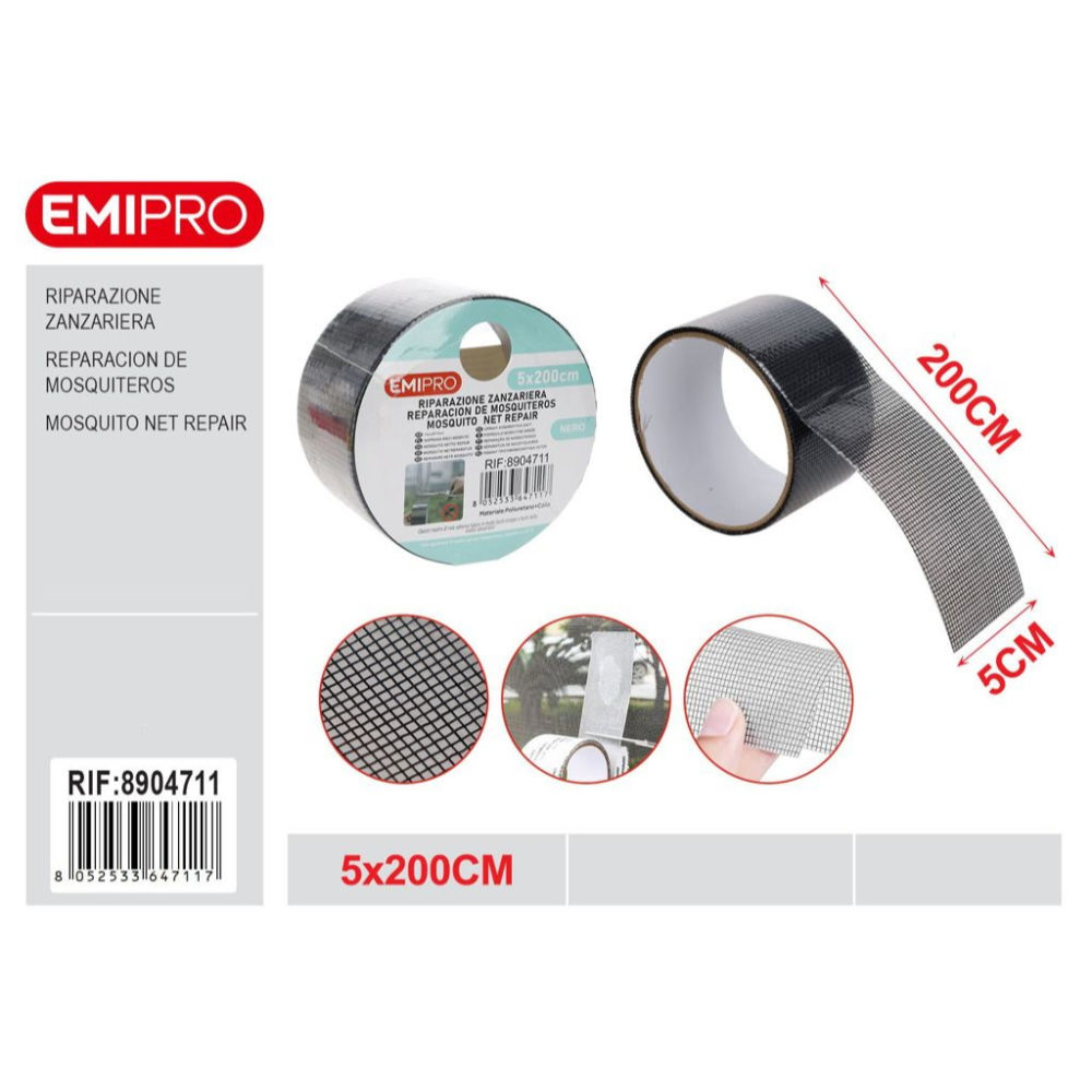 NASTRO RIPARAZIONE ZANZARIERA 5x200CMEmi