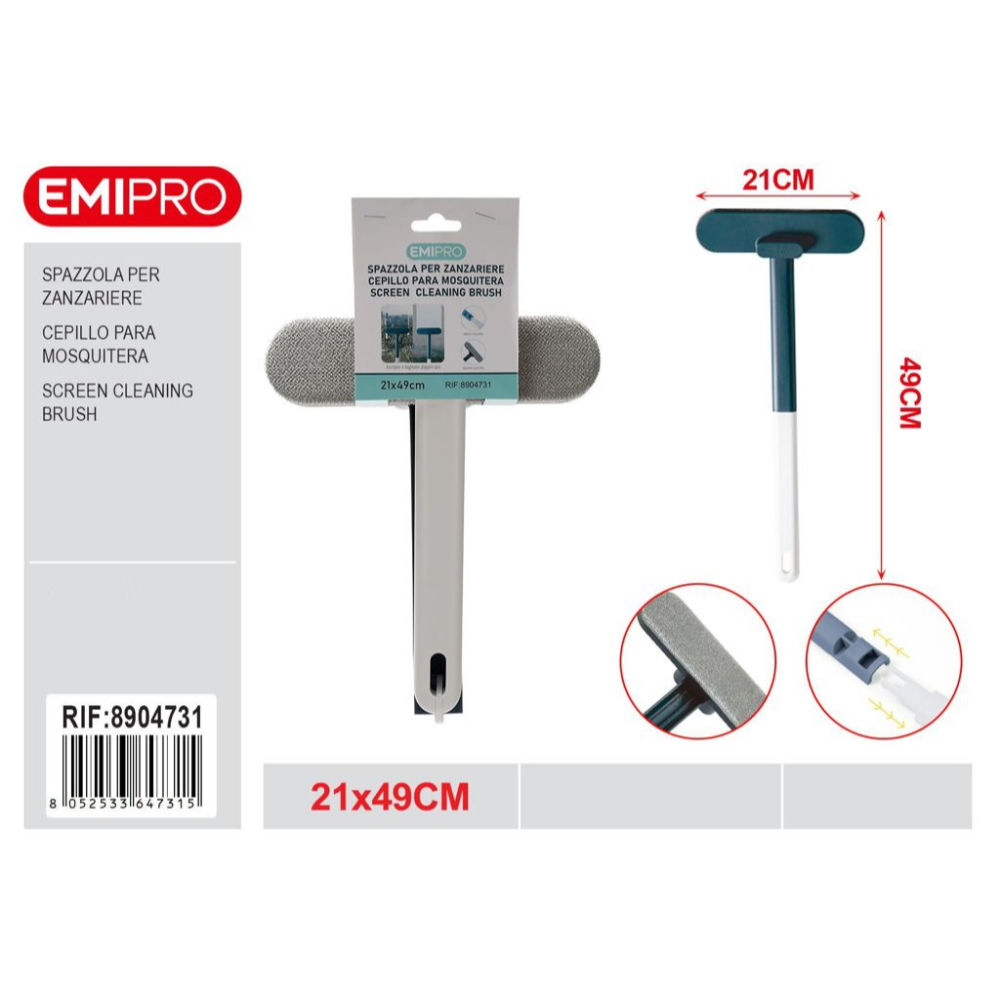 SPAZZOLA PER ZANZARIERE - 21x49CMEmi