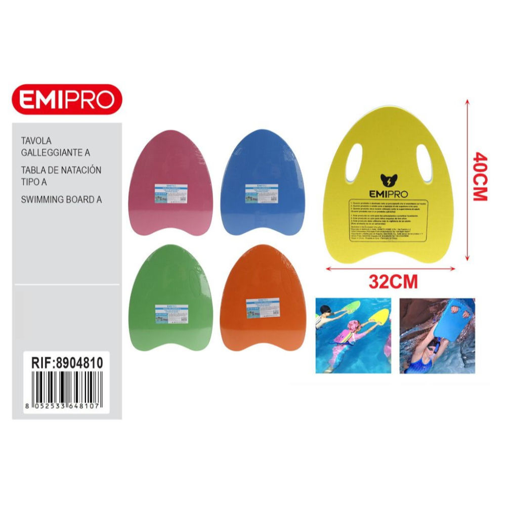 TAVOLETTA DA NUOTO IN EVA - 40x32CMEmi