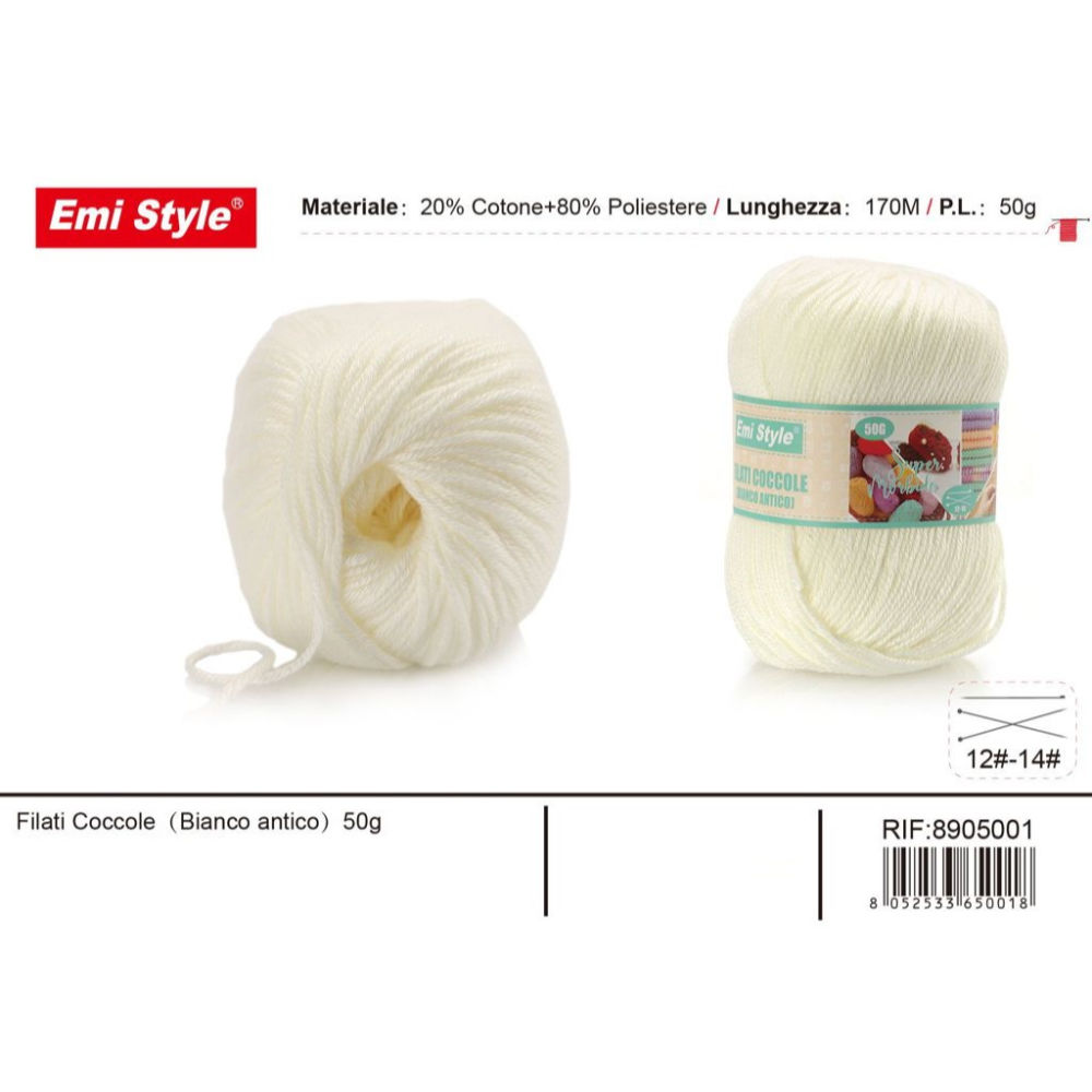 Emi Filato Sofia 50g/170m - Bianco AnticoEmi