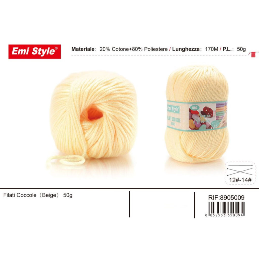 Emi Filato Sofia 50g/170m - BeigeEmi
