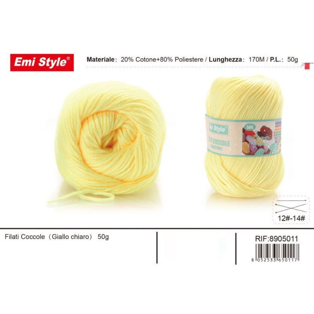 Emi Filato Sofia 50g/170m - Giallo ChairoEmi