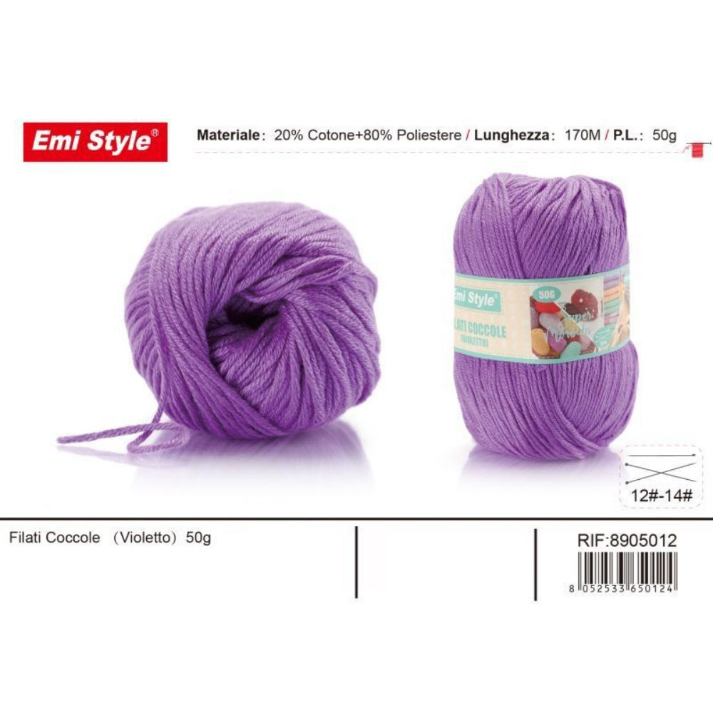 Emi Filato Sofia 50g/170m - ViolettoEmi