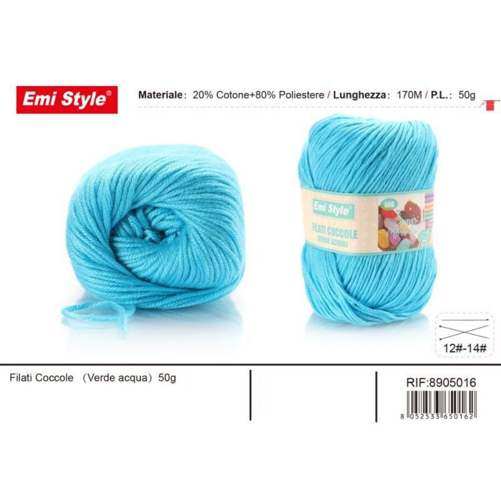 Emi Filato Sofia 50g/170m - Verde AcquaEmi