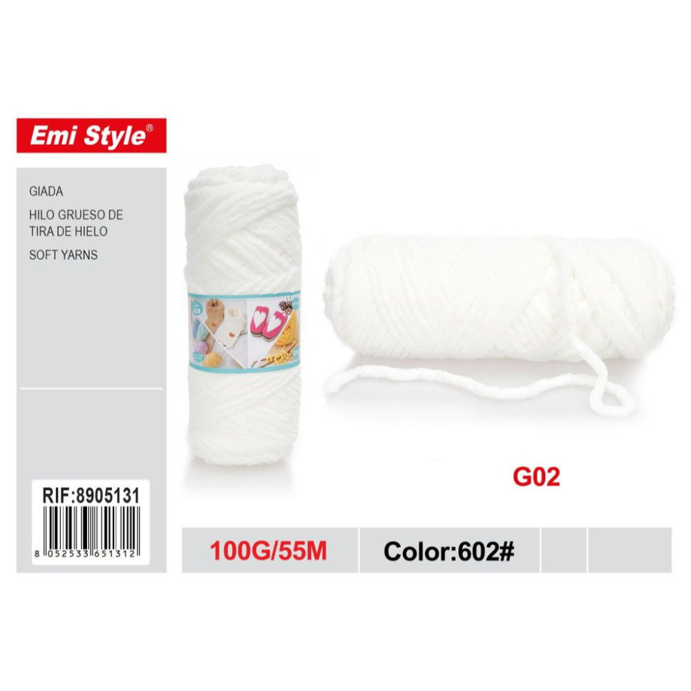 Emi Filato Giada 100g/55m - BiancoEmi