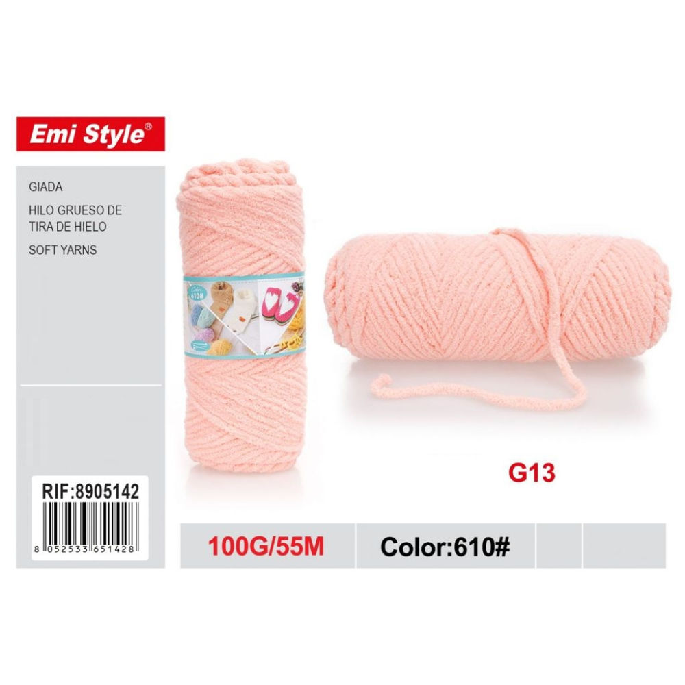 Emi Filato Giada 100g/55m - Rosa PastelloEmi