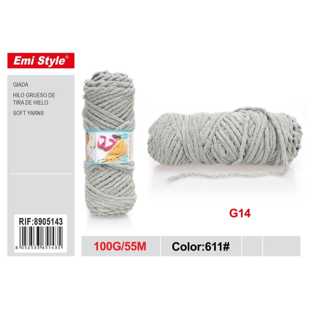 Emi Filato Giada 100g/55m - Grigio ChiaroEmi