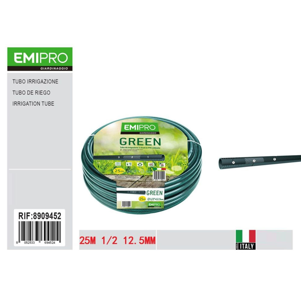 EMI Tubo Irrigazione Green 1/2"- 25mEmi