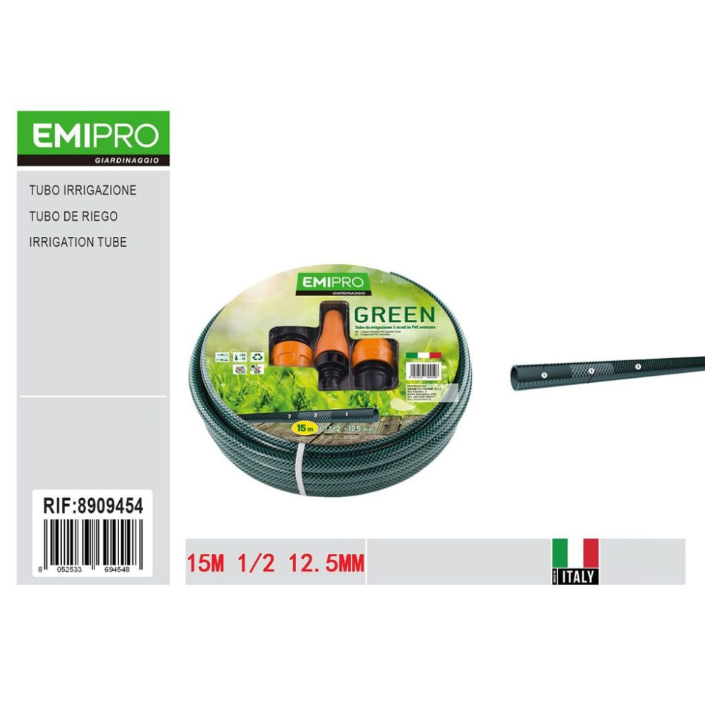 EMI Kit Tubo Irrigazione 1/2"- 15mEmi