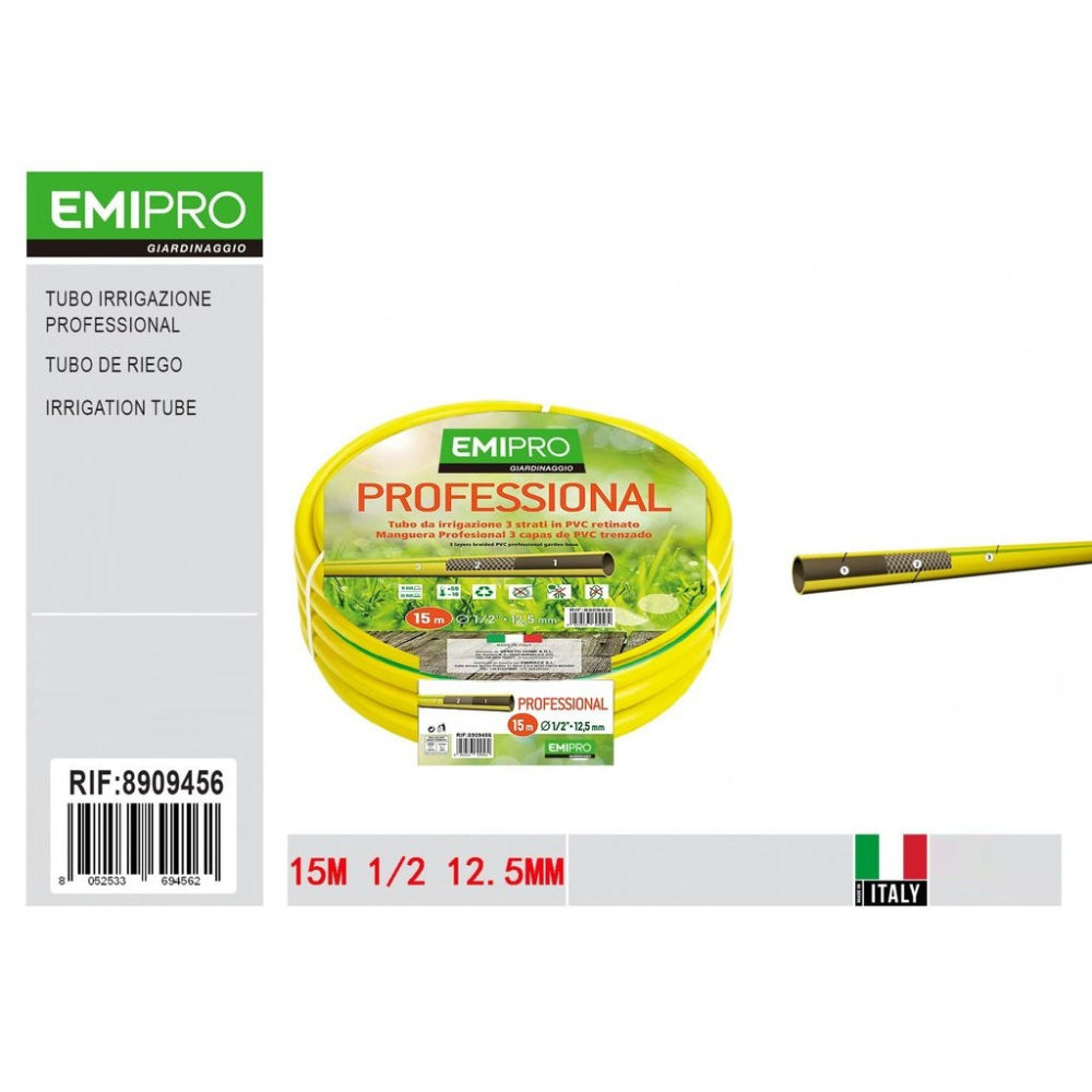 EMI Tubo Irrigazione Professional 1/2"- 15mEmi