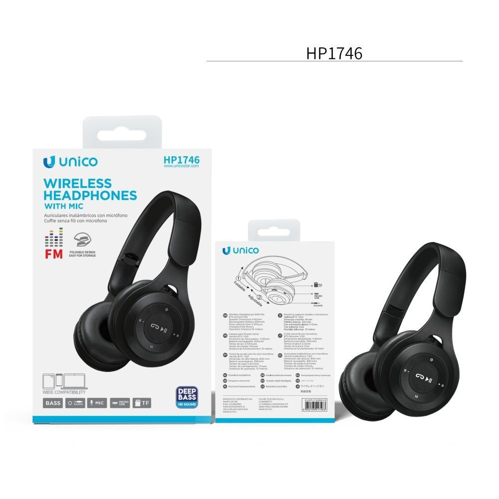 CUFFIE BLUETOOTHUnico