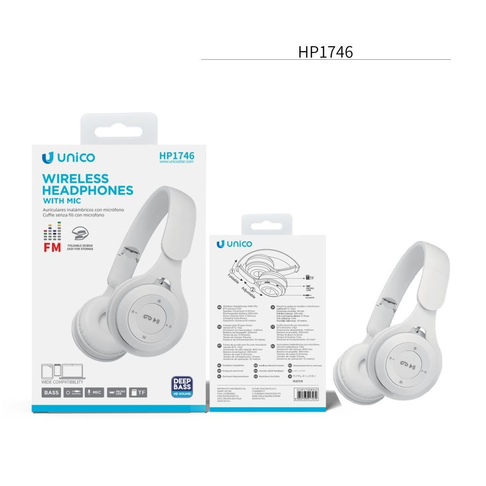 CUFFIE BLUETOOTHUnico