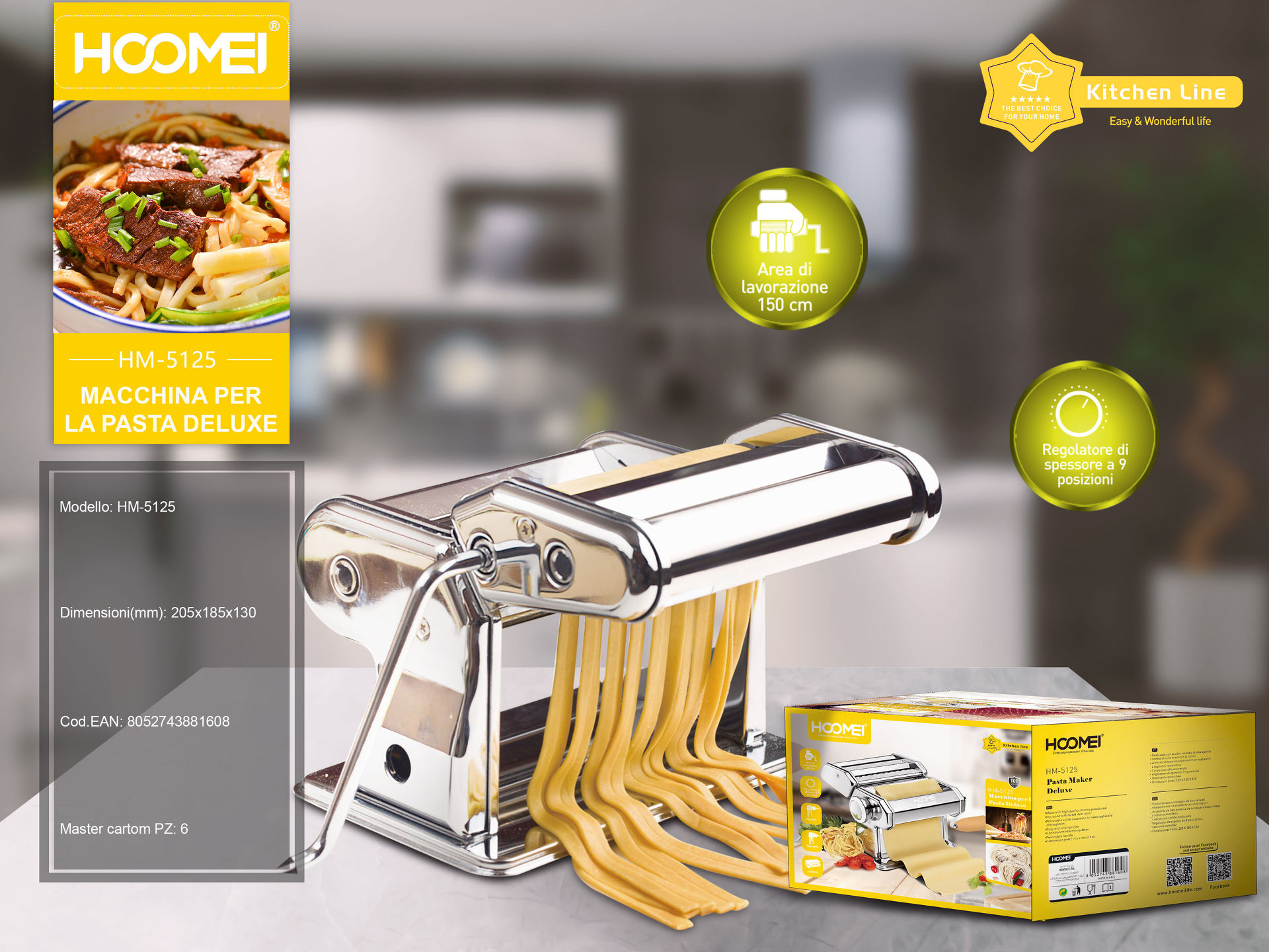 PASTA MAKER HM-5125Hoomei