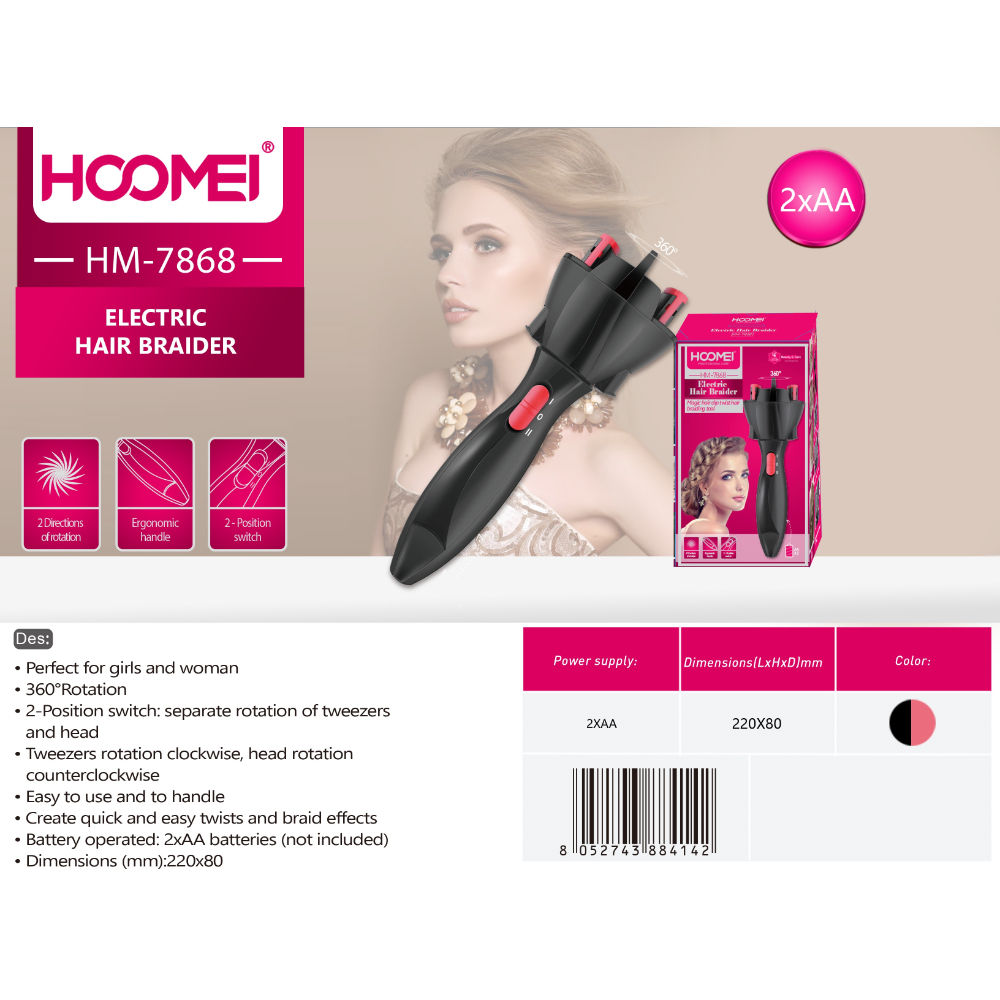 INTRECCIATORE X CAPELLI HM-7868Hoomei