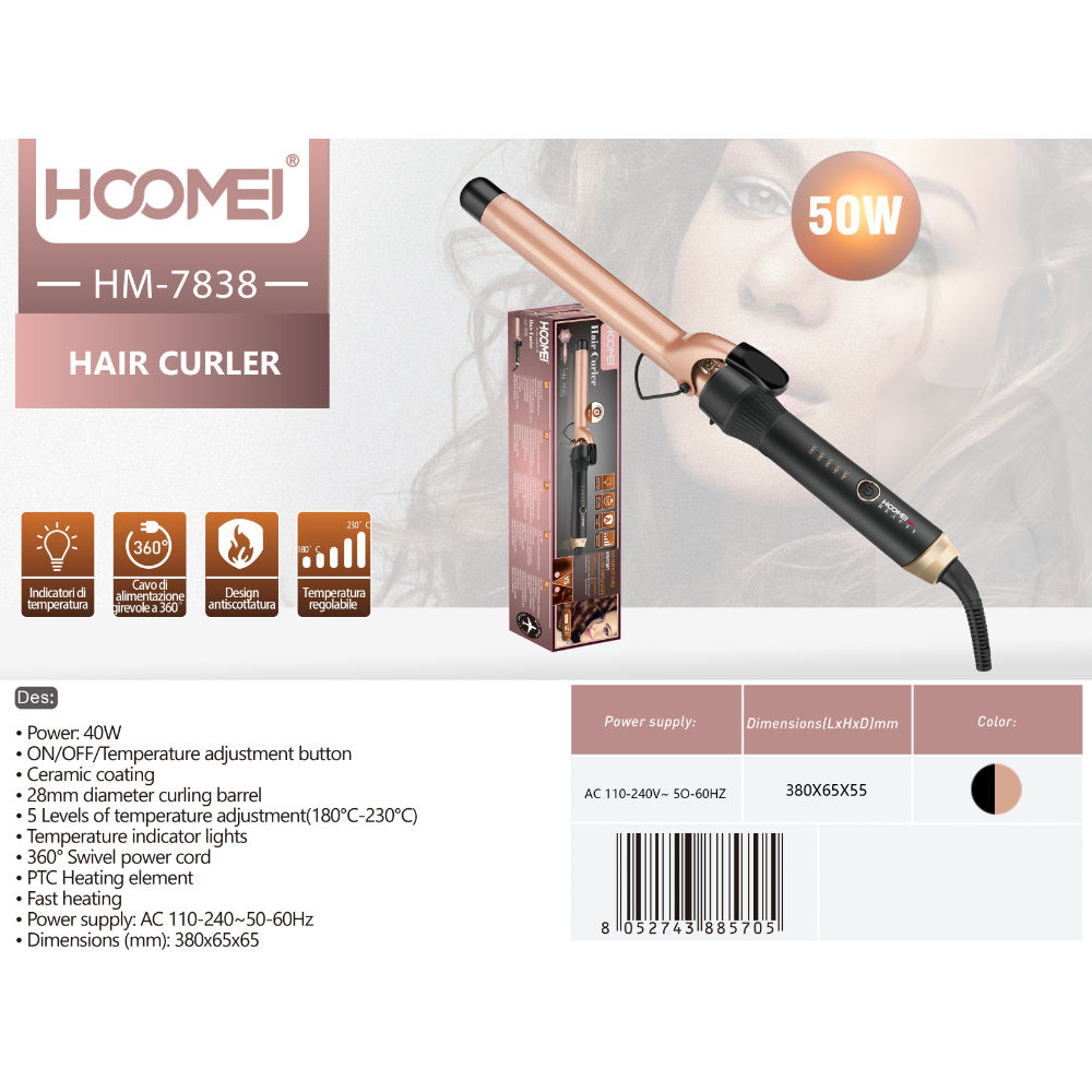 ARRICCIACAPELLI 40W HM-7838Hoomei