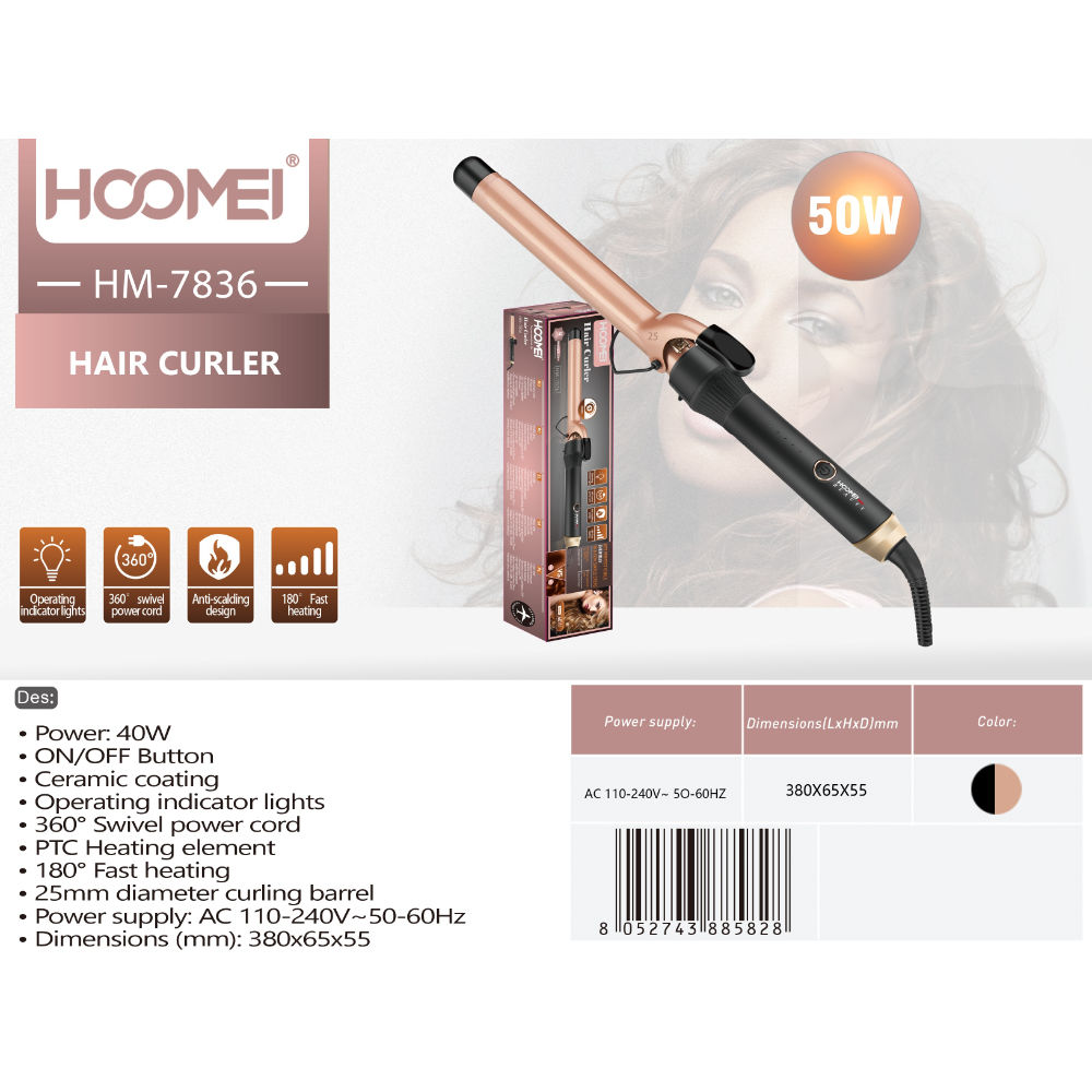 ARRICCIACAPELLI 40W HM-7836Hoomei