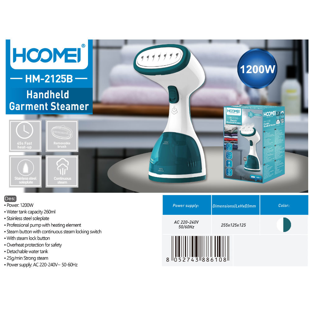STIRATRICE A VAPORE 1200W HM-2125BHoomei