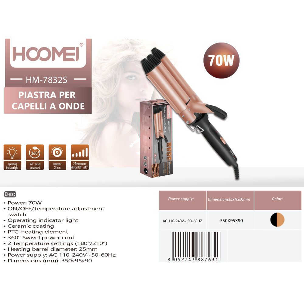 ARRICCIACAPELLI 70W HM-7832SHoomei