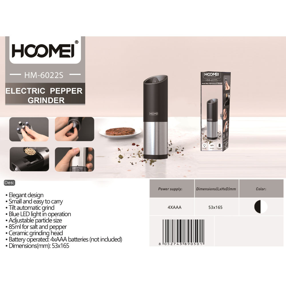 MACINA PEPE ELETTRICO HM-6022SHoomei