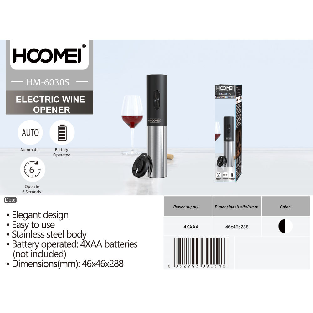 CAVATAPPI ELETTRICO HM-6030SHoomei
