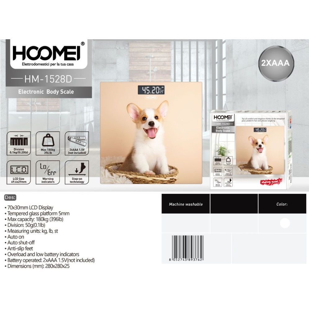 Bilancia Pesapersona Elettronica - HM1528DHoomei