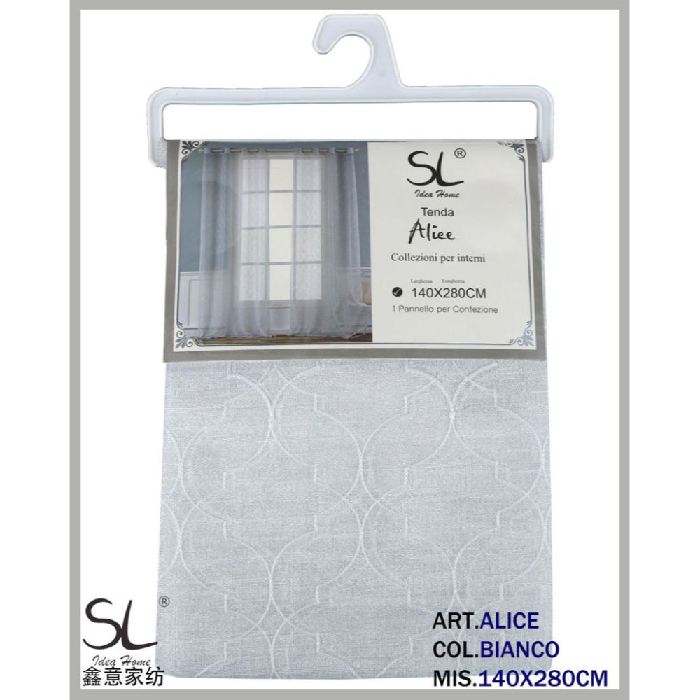 SL TENDA ALICE 140X280CM COL.BIANCOSl Ideahome