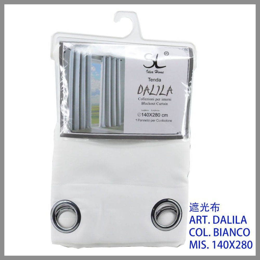 SL TENDA OSCURANTE DALILA 140X280CM COL.BIANCOSl Ideahome