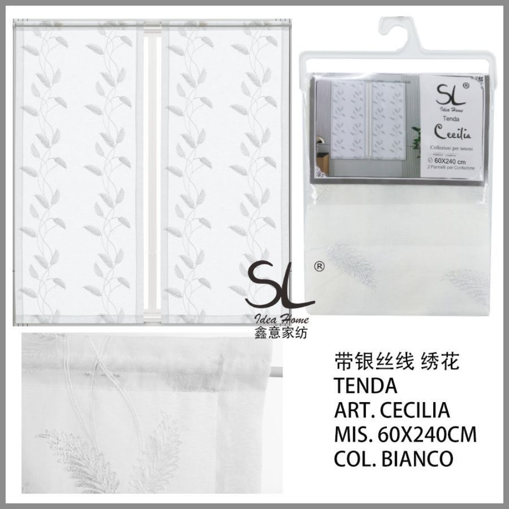 SL TENDA CECILIA 60X240CM COL.BIANCOSl Ideahome
