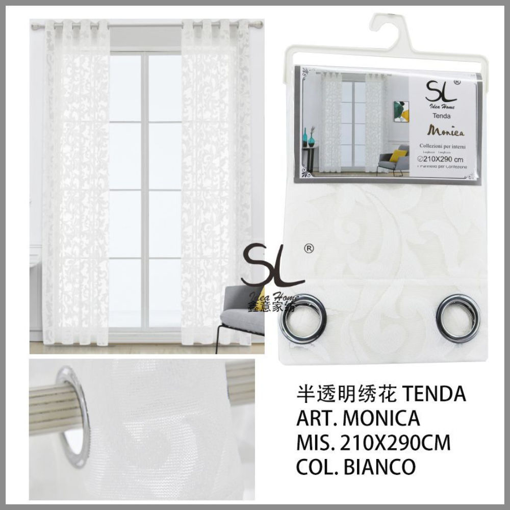 SL TENDA MONICA 210X290CM COL.BIANCOSl Ideahome