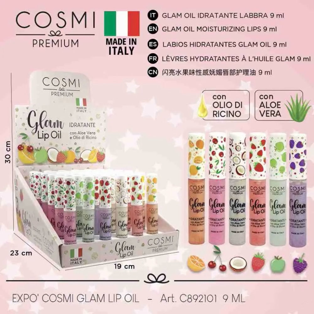 COSMI GLAM LIP OIL IDRATANTE LABBRA 9MLCosmi